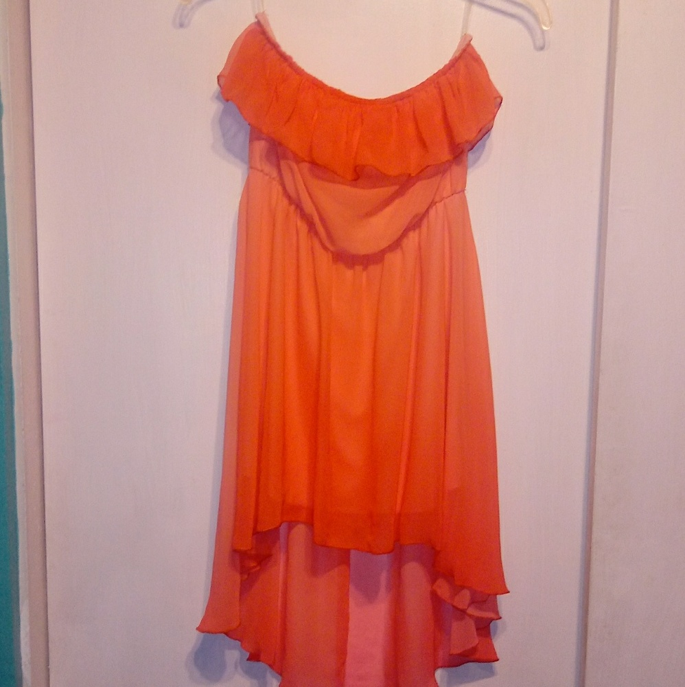 Vitta luna coral mini dress